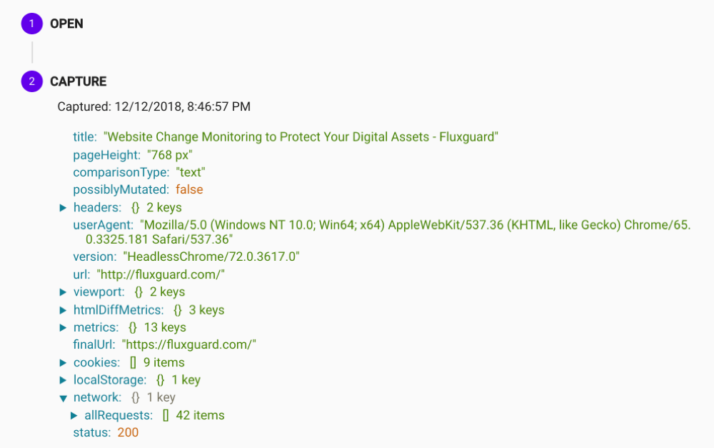 Complete logging of all network requests, headers, cookies, and more